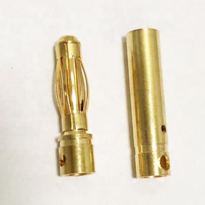 China audio & Video 2mm 3mm 4mm Banana Plug High Quality Brass Gold Plated Male And Female for sale