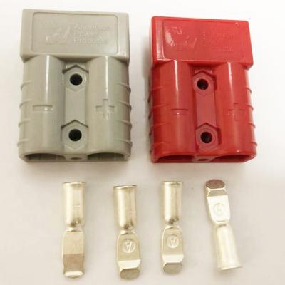 China High Quality Solar Socket 50A 120A 175A 350A Dual 2 Sockets Electric Pole Connector Battery Couplings For Caravan Digital LCD for sale