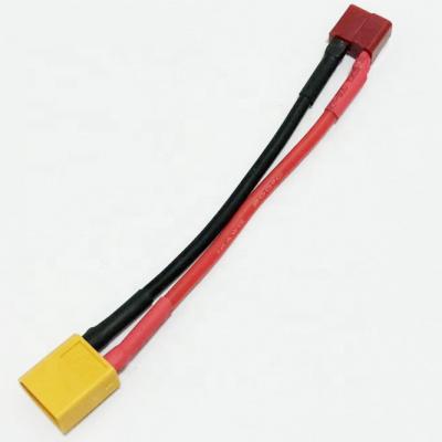 China Custom RC Connectors OEM XT60 Male To Denas Female Connector Wire Harness Charging Adapter 14AWG Silicone Cable For Lipo Battery for sale