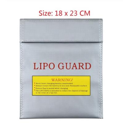 China High Quality Customizable Safe GUARD Battery Bag 180x230mm High Quality Customizable Safety Charging Battery Protection Lipo Bag For RC Drone for sale