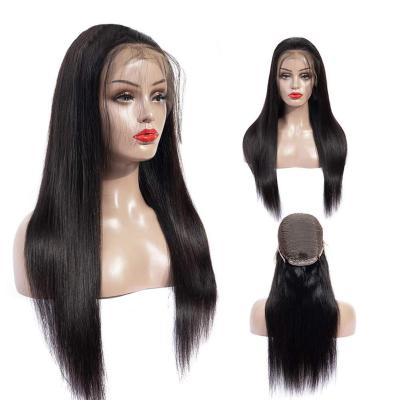 China Cheap Virgin 100% Hot Selling Straight Full Lace Silky Straight Wave HD Full Lace Remy Custom Brazilian Hair Wigs For Black Women for sale