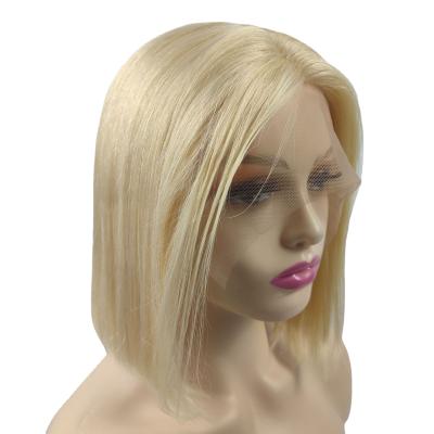 China Water Wave Ready to Ship Best Selling Hair Good Quality Bob Wigs 12 Inches Blonde 613 With Full Lace Wigs for sale