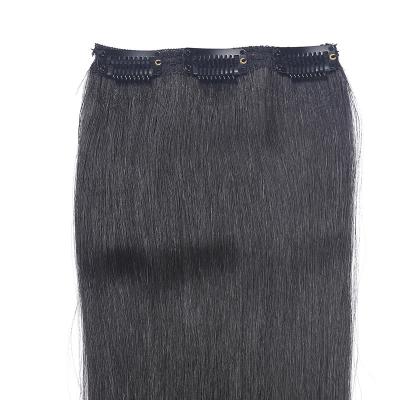 China Free Sample Soft Smooth Thick Shedding Barely Clip In Raw Brazilian Hair Hair Weft Extension for sale