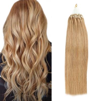 China 100% Virgin Hair Ring Bead Pulling Fish Loop Micro Hair Extension Threader Loop for sale