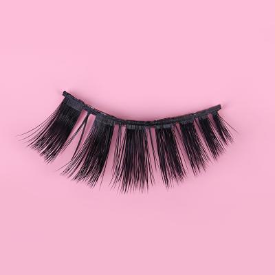 China Thick Eyelash Wholesale Vendors Create Your Own 3D 5D Mink Magnetic Eyelash Extension Siberian Mink Full Strip Lashes for sale