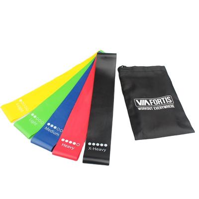 China Gaded Resistance with Six Styles Supply Various Exercise Custom Printing Methods Set Methods Natural Latex OEM Resistance Bands for Stretching Exercise for sale