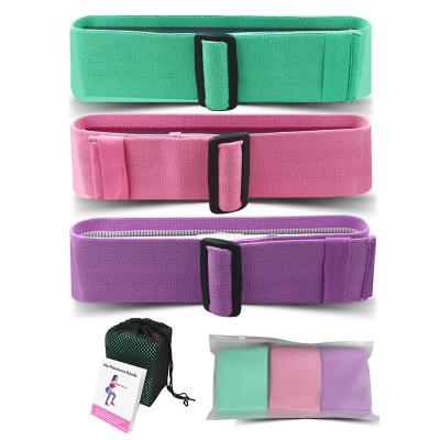 China Gym Training Fitness Grips Adjustable Fabric Elastic Fitness Resistance Bands for sale