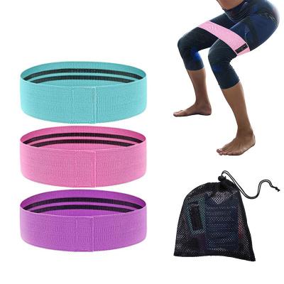 China High Elasticity Fabric Booty Bands Gym Stretch Bands Resistance Bands Wholesale for sale