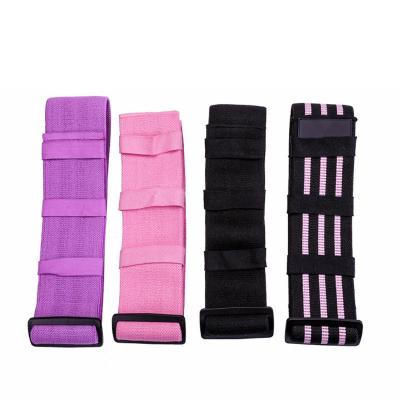 China Comfortable Adjustable Fabric Resistance Bands For Exercise Body Stretching Train for sale