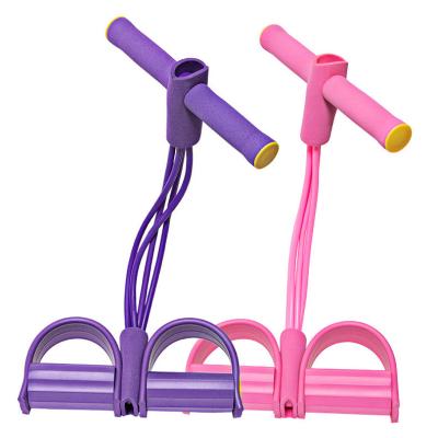 China Eco - Friendly Home Exercise Latex Foot Pedal Resistance Band for sale