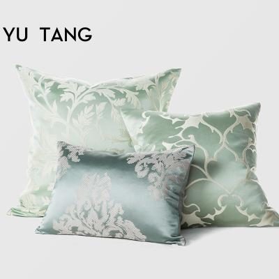 China Silkvein Blue and Green Series Tile Covers Decorative Lightweight Luxury Cushion Covers Home Decoration for sale