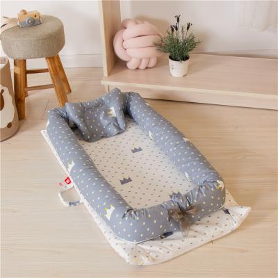 China Modern Soft Breathable Newborn Portable Crib Baby Sofa Sleep Cotton Baby Nest for sale