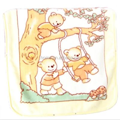 China Baby Acrylic Printing Anti-pilling Soft Printing Blanket Screen Printed Blanket Super Soft Blanket for sale