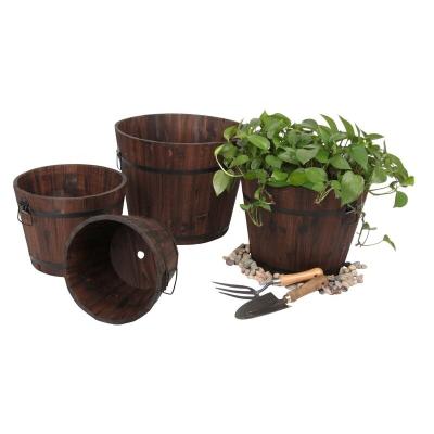 China Modern Cheap Wooden Flower Pot Flower Cost Effective Planter For Sale for sale