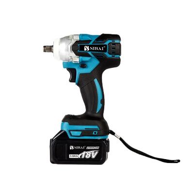 China Competitive Price Adjustable Slick Speed ​​Wrenches 18V Brushless Cordless Impact Wrench Cordless For Car Repairing 12.7mm (1/2 Inch) for sale