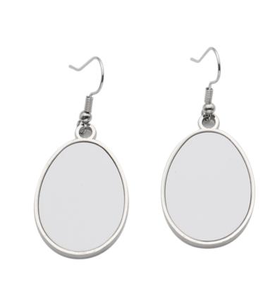 China CLASSIC Alloy Heat Press Transfer Earring Sublimation Printable Blank Earrings for sale