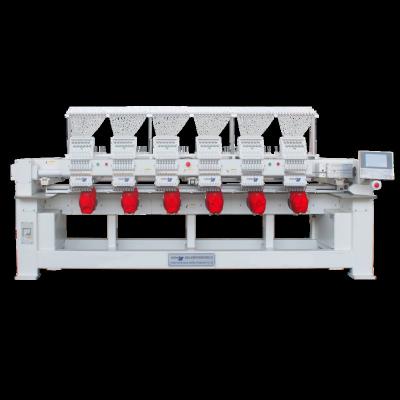 China Hotels Yonthin Commercial Digital Automated Multi Needle 6 Head Flat Embroidery Machine For Industrial Hat And T-shirts On Sale for sale