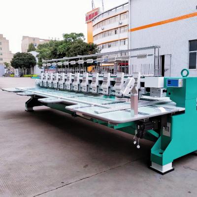 China Yonthin Factory Price Industrial Multi Needles 12 Heads Flat Cap T-shirt Embroidery Machine Brother Computerized Hotels For Sale for sale