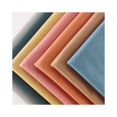 China Best Price Waterproof Faux Polyester Fabric 100% Leather PU Coated Waterproof Fabric For Sofa Home Textile for sale