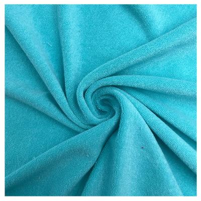 China Thickened Memory Stain Cotton New Thin Terry Towel Combed Single Terry Towel Fabric for sale