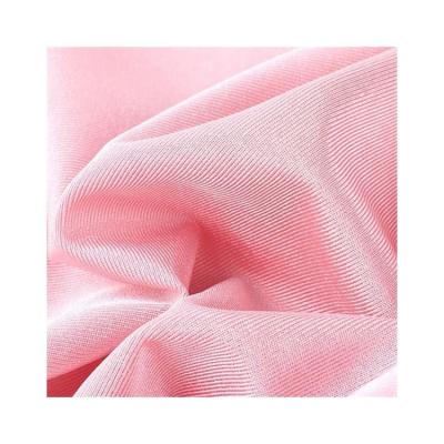 China Hot Sale Fashion Stretch Memory Polyester Fabric Knitted Polyester Spandex Fabric High For Garment Swimwear for sale