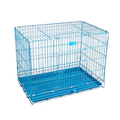 China Stored Pet Products Safe And Foldable Single Door Metal Dog Crate for sale