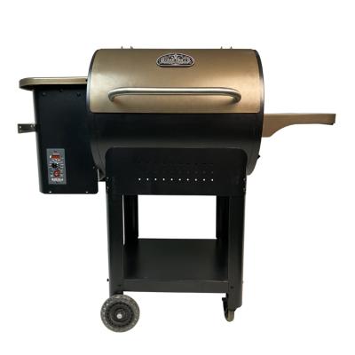 China Grills Easily Assembled Wood Pellet Grill Smoker with 2021 Newest Digital Controls, 8-in-1 Grill, Smoke, Bake, Roast, Braise, Sear, Char-grill for sale