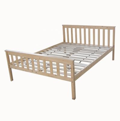 China With Classic Wood Slats Bedroom Furniture Double/Twin/Full/Queen Bed Frame w/headboard for sale