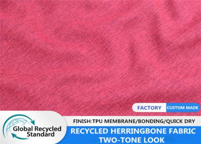 Chine GV 136 GSM deux Tone Herringbone Fabric For Soft Shell Jacket à vendre