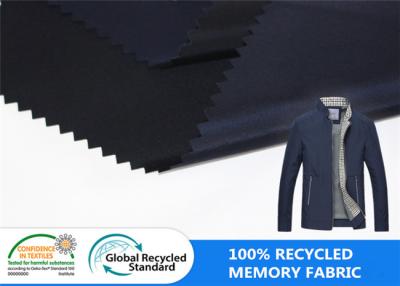 China El 100% recicló memoria plástica del poliéster de la botella como tela de la chaqueta del invierno del hidrófugo en venta