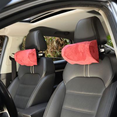 China Luxury Wholesale Foam Headrest Cushion Car Pillow Ergonomic Neck Support Pillow For Car for sale