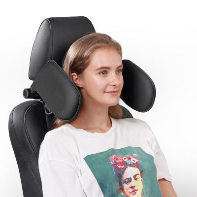 China Foldable Low price adjustable car seat headrest neck rest cushion headrest pillows for cars car seat headrest travel rest neck pillow kid for sale