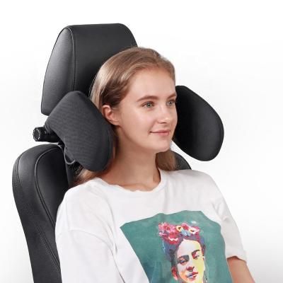 China New Foldable Patented Car Sleep Rear Headrest Rest Product Neck Pillow Travel Safety Seat Shoulder Support for sale