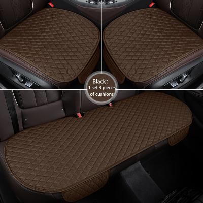 China Bohemian Design Full Set Universal Car Canvas Four Season Leather Seat Covers for sale