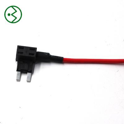 China PVC/Nylon 12V Car Add-A-Circuit Fuse TAP Adapter Micro2 Fuse Holder With 20A Fuse for sale