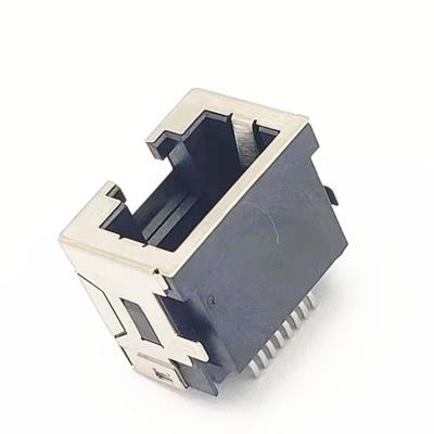 China China Supplier Industrial PCB RJ45 Port POE Network Connector 8 Pins Modular Jack 8P8C rj45 Single Connector for PC Router and Computer for sale