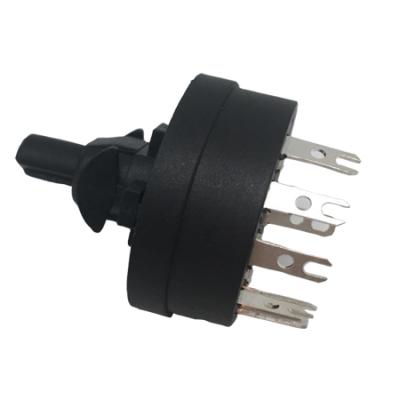 China Baokezhen A10 Miniature Rotary Switch 5 Positions 7 Positions Coffee Maker Rotary Switch 6a 250v t85 for Fan and Blender for sale