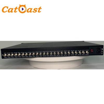 China Digital 12 FTA DVB-S/S2 4 IP Distribution Systems Digital TV Broadcasts Optional DVB-T DVB-C ISDB-T ATSC ASI Modulator for sale