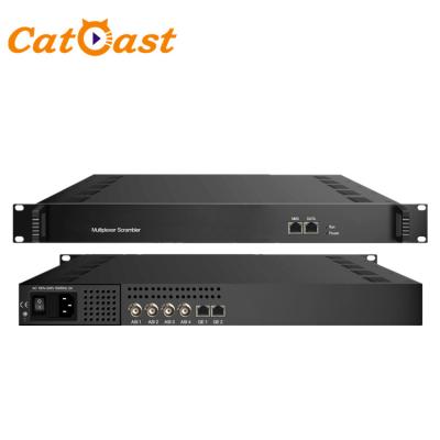 China CATV ASI Broadcast System IP Input Multiplexing Scramble Into MPTS ASI Multiplexer Scrambler HPR3514 for sale