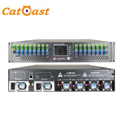 China FTTH 16 32 64 128 Port CATV For High Power 1310/1490/1860nm EPON GPON Optical Amplifier EDFA for sale