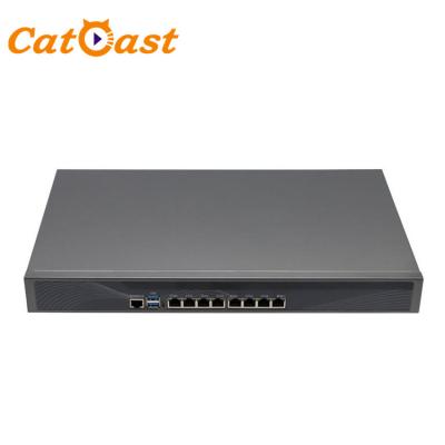 China 12*1000M Netcards TV UDP Multicast IPTV Headend Headend System Integrated Live IPTV Server for Hotel Hospital Community for sale