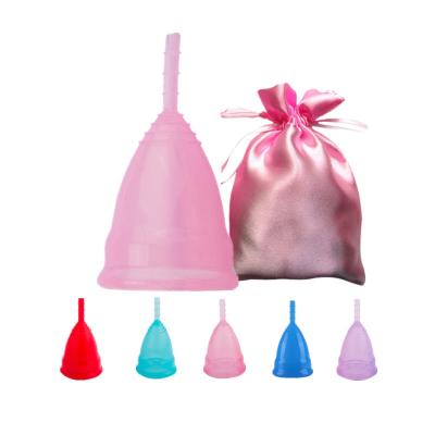 China 100% Reusable Platinum Silicone Menstrual Cup Lady Medical Custom Brand Silicone Period Cup Menstrual For Menstrual Period for sale