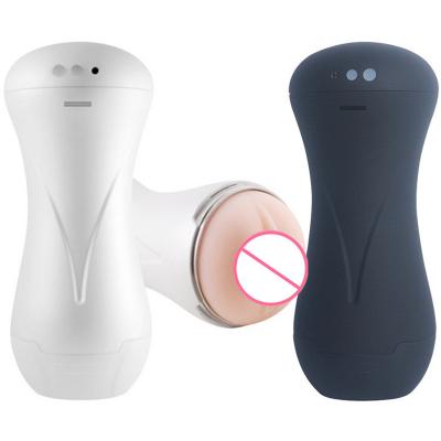 China 10Modes Voice Vibration Sexy Healthy Loud Masturbator For Men Rechargeable Waterproof Male Masturbation Cup Toys for sale