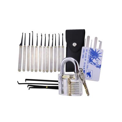 China Various Anti-Corrosion And Anti-Electric Combination Padlock Stainless Steel Picks Practice Lock Pick Set for sale