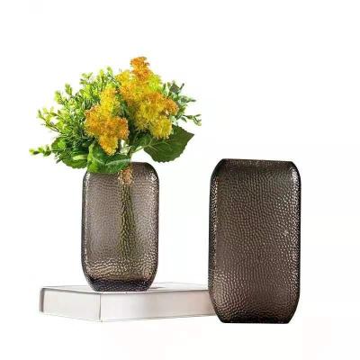 China Minimalist High Quality Tabletop Home Decoration Set Glass Vase With Flower Arrangement 2022 Latest Design For Elegant Valentine's Day for sale