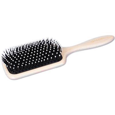 China Paddle All Soft And Stylish Wood Paddle Brush Natural Nylon Pin FSC Durability for sale