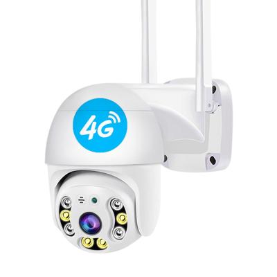 China Human Motion Tracking Version 4G Night Vision CCTV PTZ Camera 1080P AI Two Way Audio Human Detect Outdoor AUTO Tracking CCTV 3G 4G SIM Card Camera for sale