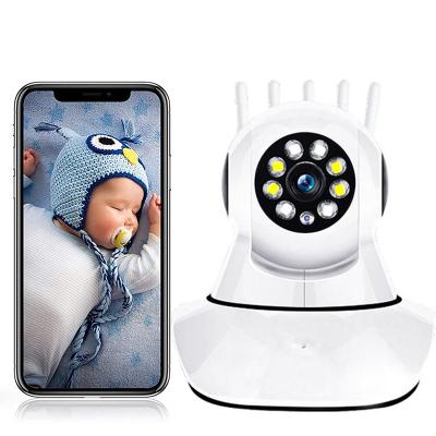 China PAN-TILT 2.4GHz WIFI Wireless Smart Home Babyfoon Baby Monitor 1080P Dog Dog Monitor 1080P Rotating Audio Feed Wireless Cat Monitoring Pet Video Camera for sale