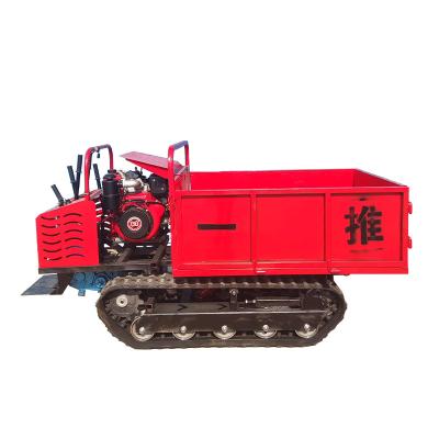 China Best Selling Cost Effective Quality 1.5 Ton Handheld Mini Dumper Rubber Crawler Carrier For Sale for sale