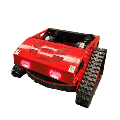 China Farms Crawler Robot Lawn Mower Self Propelled Remote Control Walking Tractor Garden Grass Cutter Automated Lawn Mower for sale